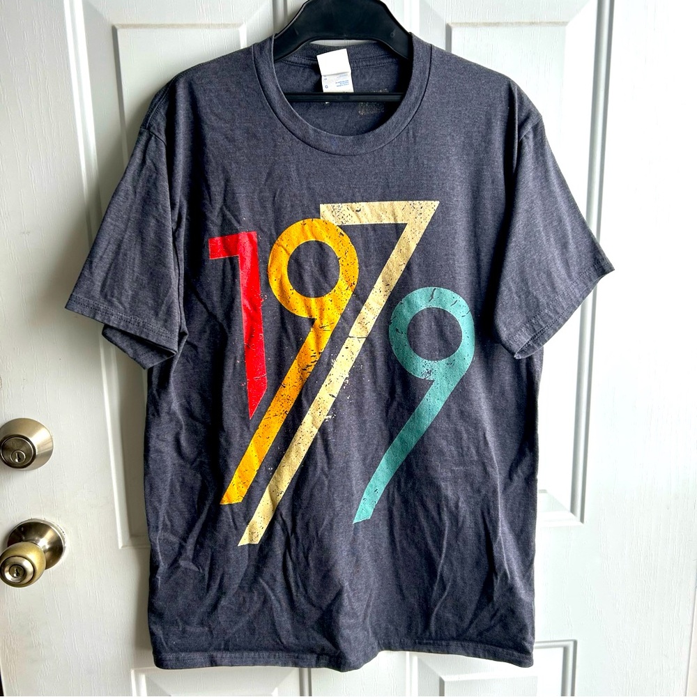46th Birthday Gift Idea Born In 1979 Women’s Short Sleeve Tshirt Size Large